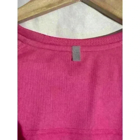 Nike Dri Fit Miler Running Shirt Pink Reflective Small 596447 Women - Picture 6 of 9